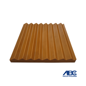 Stødabsorberende element - V-Profil - 55 x 430 x 430 mm.