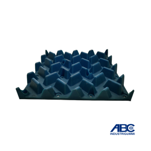 Stødabsorberende element - Z-Profil (Blå) - 55 x 500 x 500 mm.