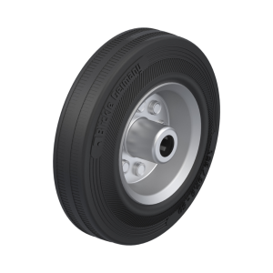 Transporthjul - Løst - Ø125 x Ø20 mm. (Gummi)