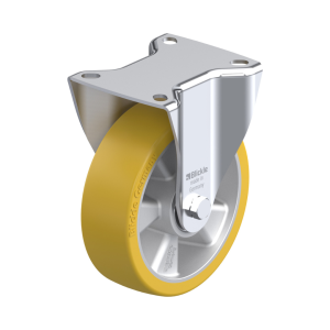 Sværlasthjul - Fast - Ø125 mm. (PU)