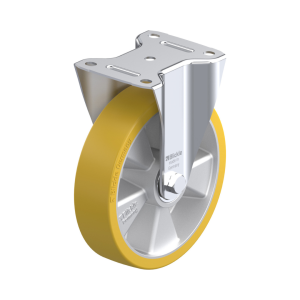 Sværlasthjul - Fast - Ø160 mm. (PU)