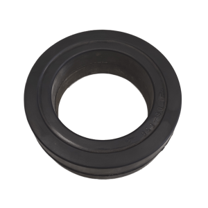 Fladring i gummi til stålrulle - Ø108 / Ø159 x 45 mm.