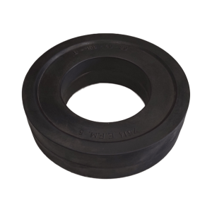 Fladring i gummi til stålrulle - Ø89 / Ø159 x 40 mm.