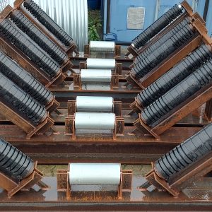 Rullestel med Ø108 og Ø133 ruller - 1750 x 680 mm.