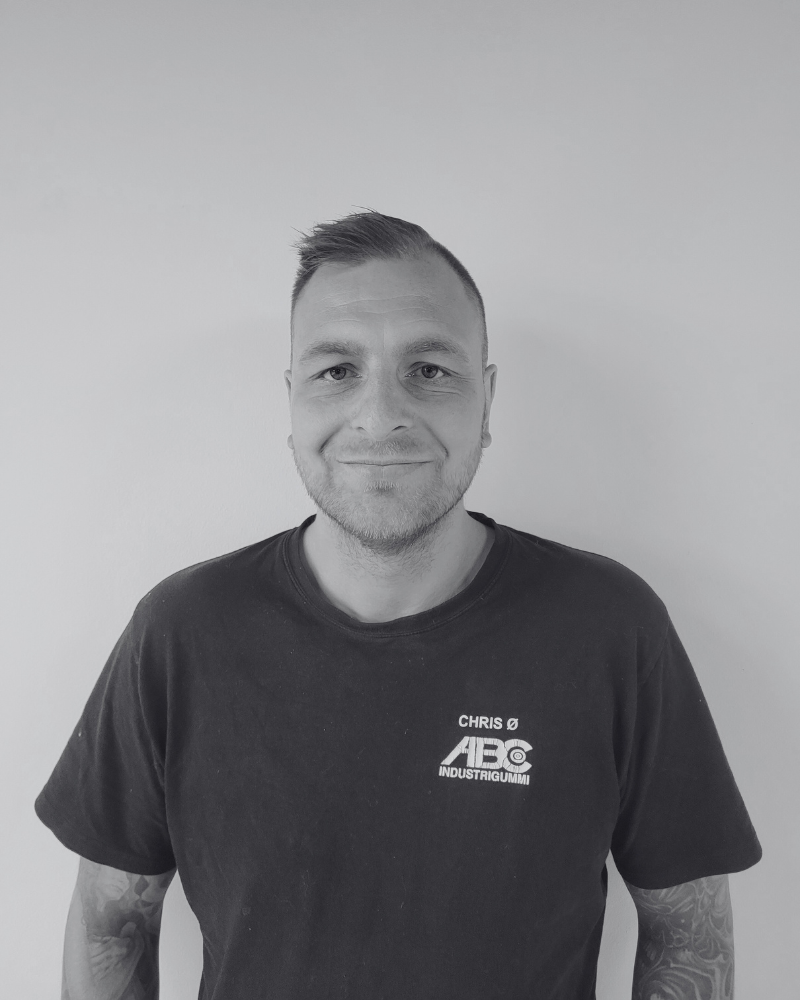Chris Øhlers, Serviceleder og værkfører hos ABC Industrigummi