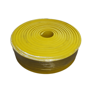 Kantgummi - 15 x 120 x 10.000 mm. (Gul / Shore 90)