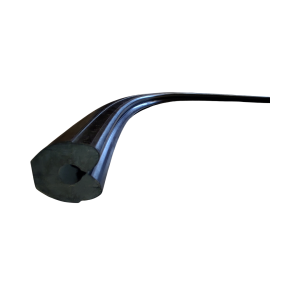 Støvtætningsprofil - sideliste - O-profil - Ø15:31 mm x 1.300 mm.