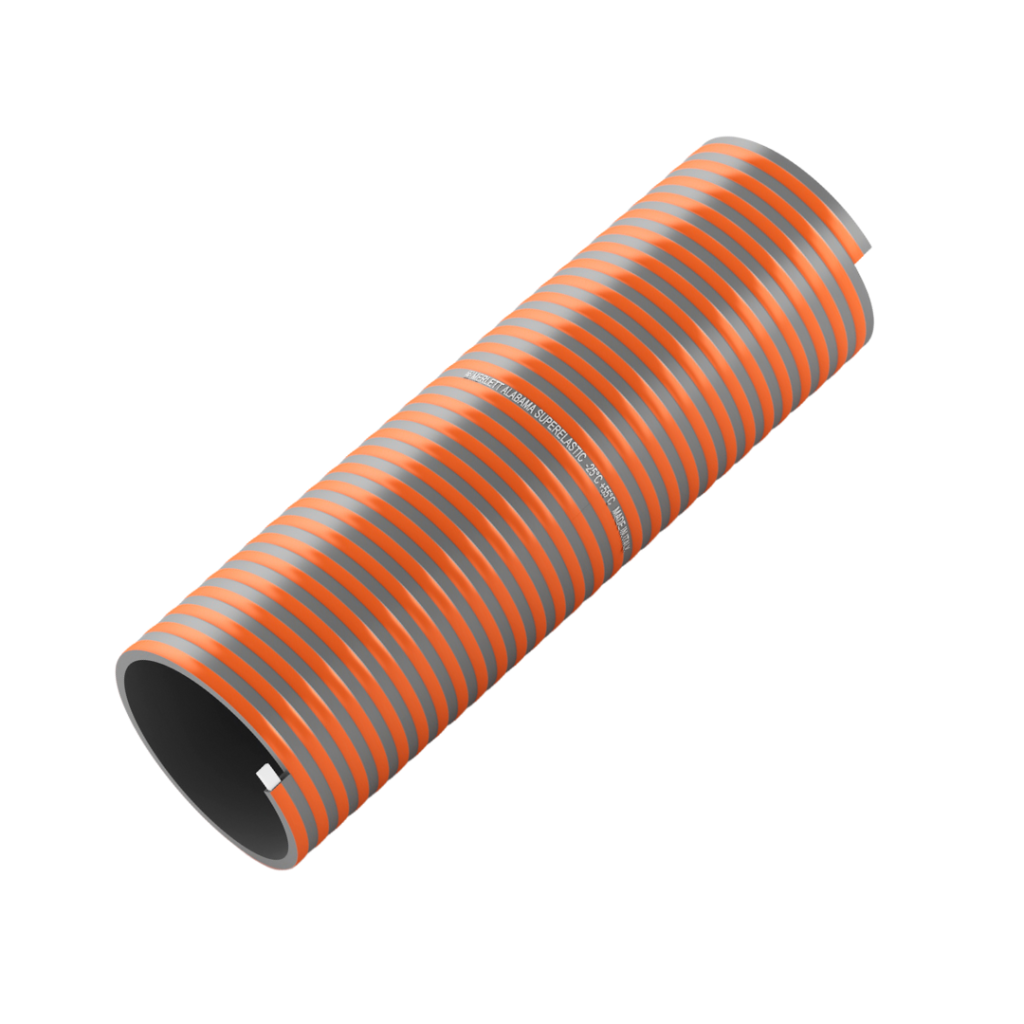 PVC-spiralslange med stiv PVC-spiral