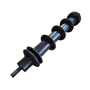 Stålrulle til sorteringsanlæg inkl. discringe- Ø76/150 x 850 mm