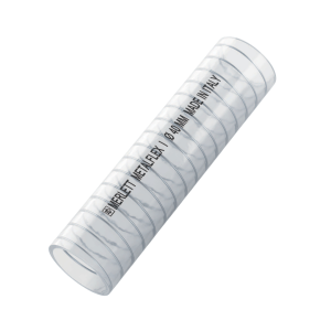 Industrislange i PVC med stålspiral til industrielle suge- og trykopgaver - Ø25-Ø50 mm.