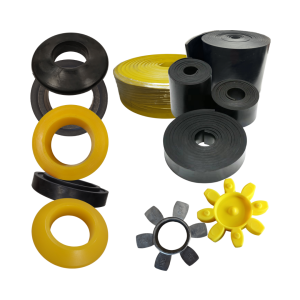 Sliddele i gummi og PU