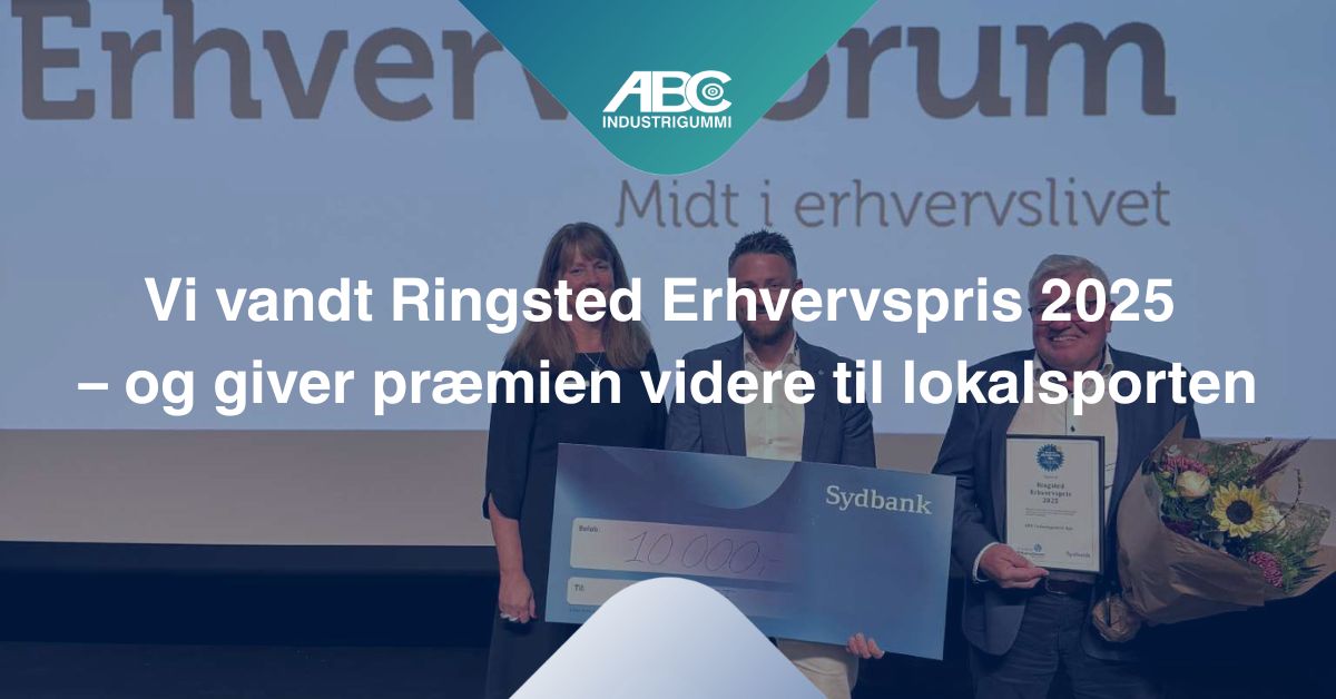 Vi vandt Ringsted Erhvervspris 2025 – og giver præmien videre til lokalsporten