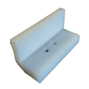 Sidestyrsklodser/Styreklodser i PE HD til PVC-transportbånd