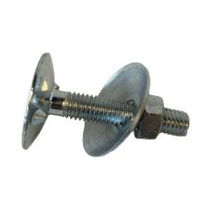 Komplet kopbolt med skive og låsemøtrik til elevatortransportør