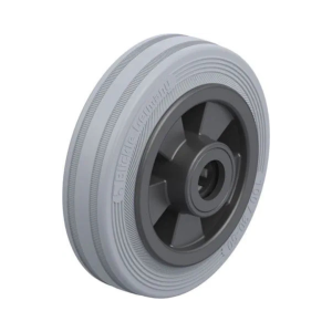 Afsmitningsfrit Gråt Transporthjul - Løst - Ø100 x Ø12 x 30 mm.