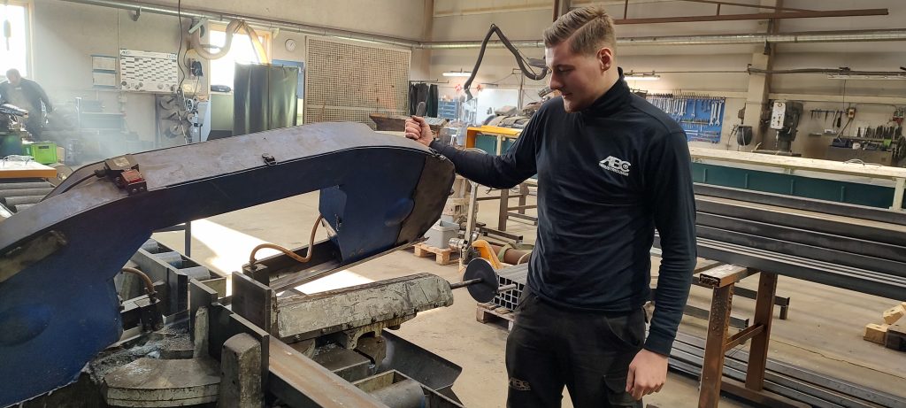 Andreas Dines Nørgaard - Smedelærling hos ABC