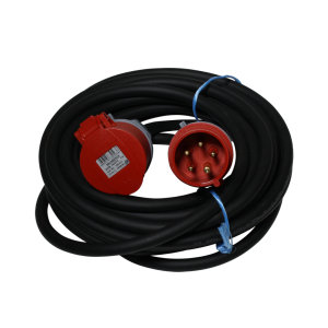 Forlængerkabel 3x380V / 16A / 5P - CEE - 10 m. (original Baron reservedel)